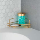 Metaltex Brass Onda 1 Tier Corner - Baitishk