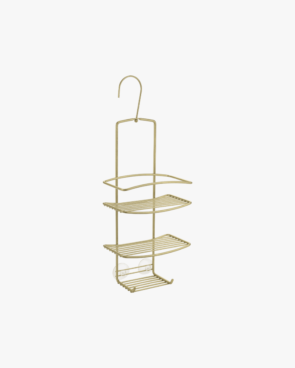 Metaltex Brass Onda Shower Caddy - Baitishk