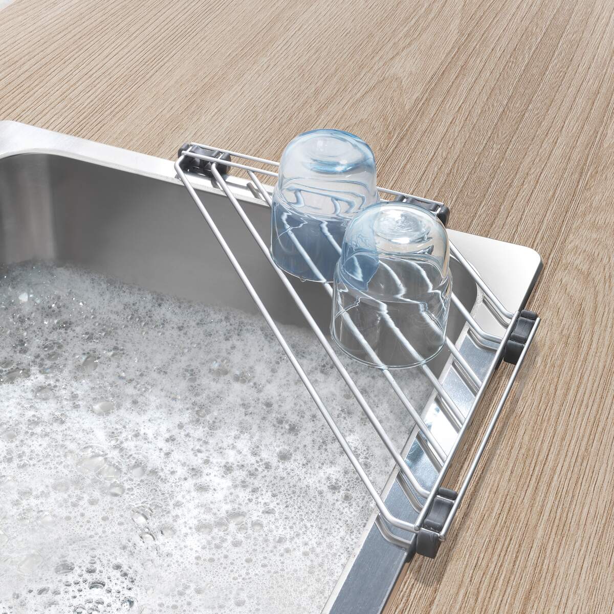 Metaltex Corner Sink Drainer - Baitishk