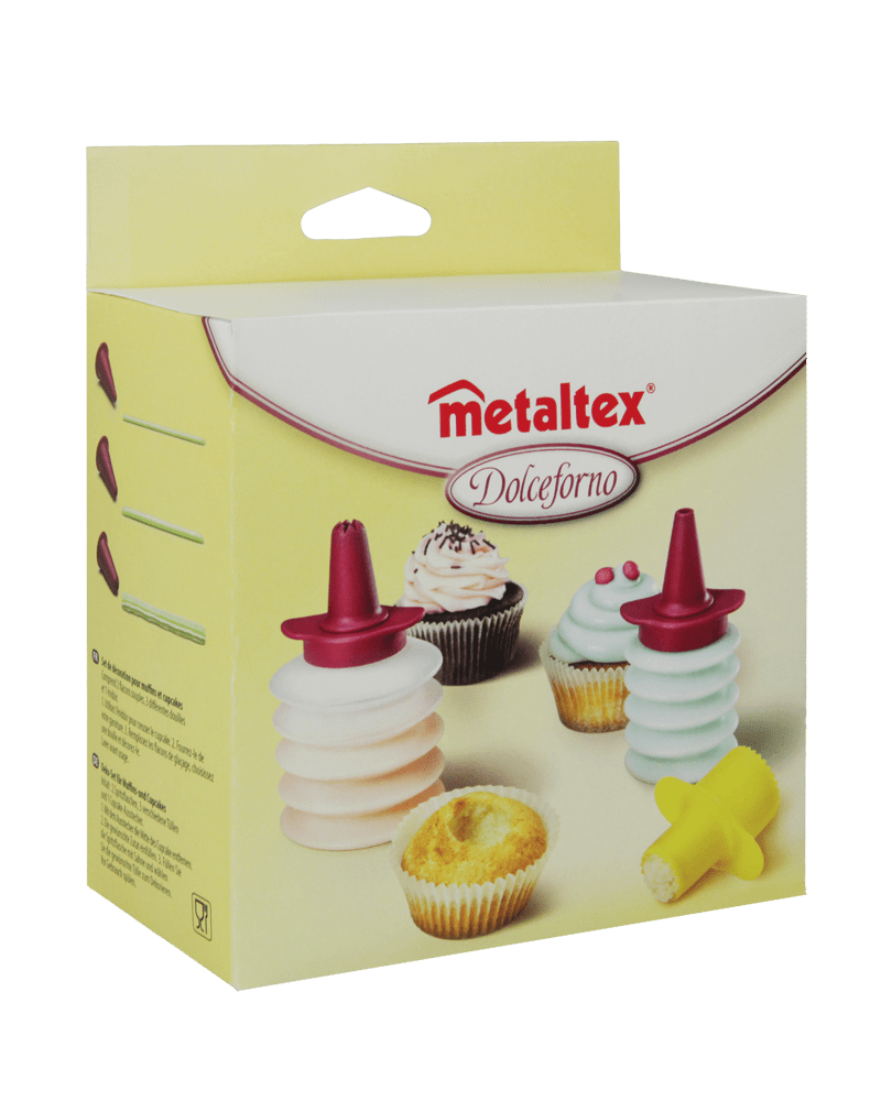 Metaltex Decorating Set Muffin Cupcake - Baitishk