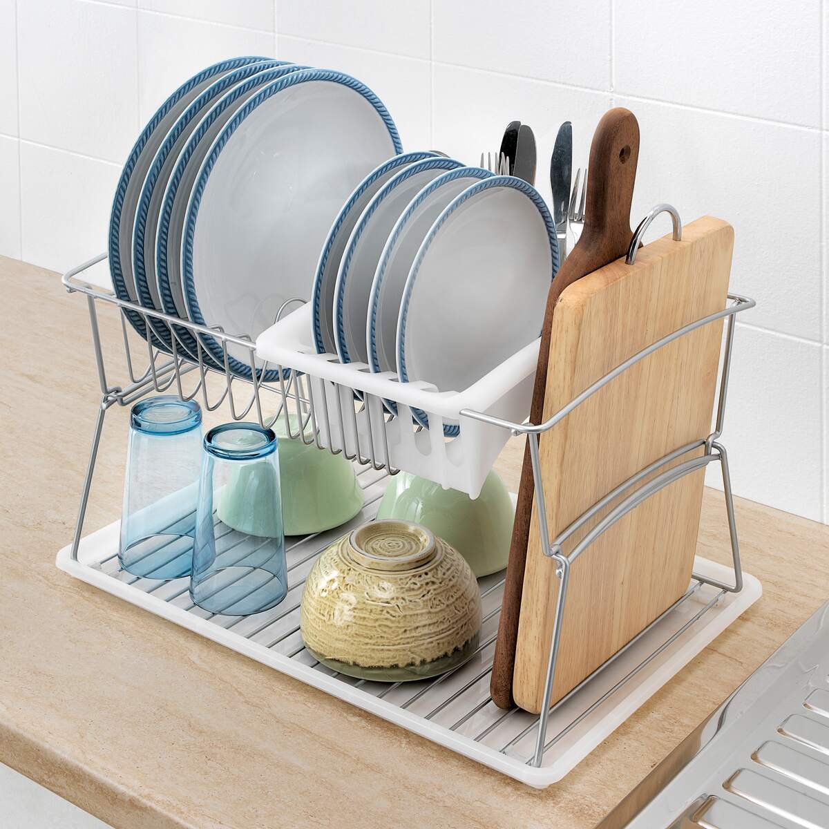 Metaltex Dish Drainer Geniustex - Baitishk