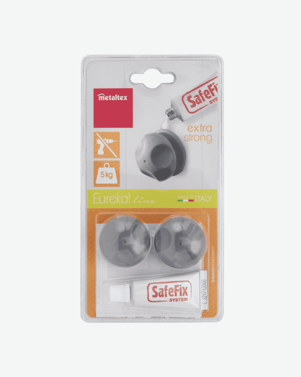 Metaltex Eureka Set 2 Adhesive Hooks - Baitishk
