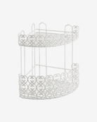 Metaltex Florenz 2 Tier Corner Shelf - Baitishk