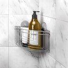 Metaltex Frost Tall Corner Shelf - Baitishk