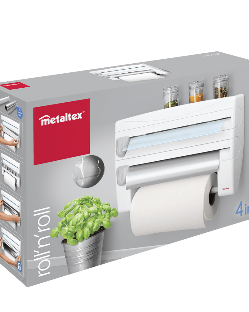 Metaltex Kitchen Roll Dispenser Kitchen Organisers and Storage MT309