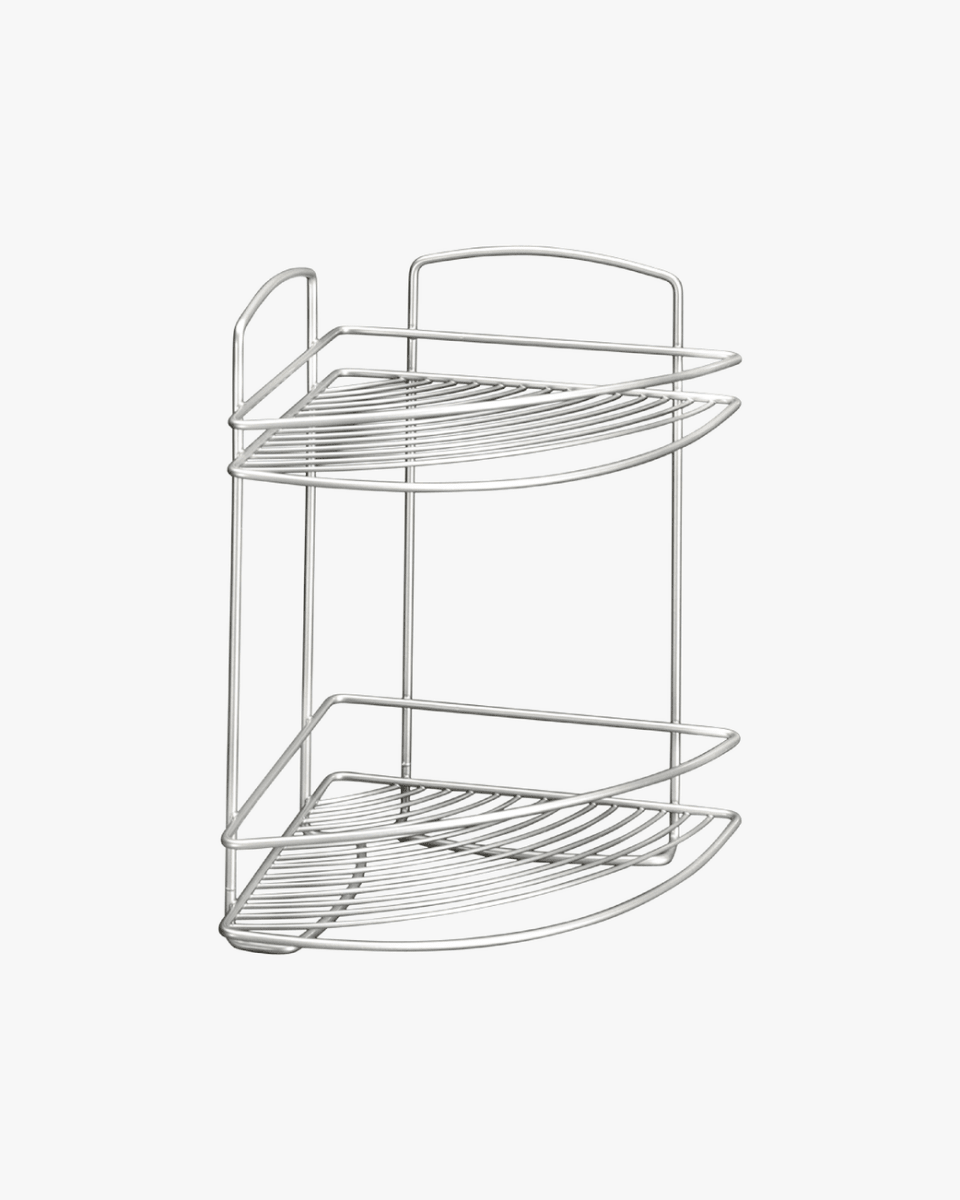 Metaltex Onda 2 Tier Corner Shelf - Baitishk