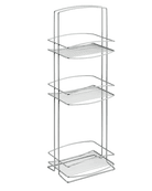 Metaltex Onda 3 Tier Bathroom Holder Bathroom Organisers MT431