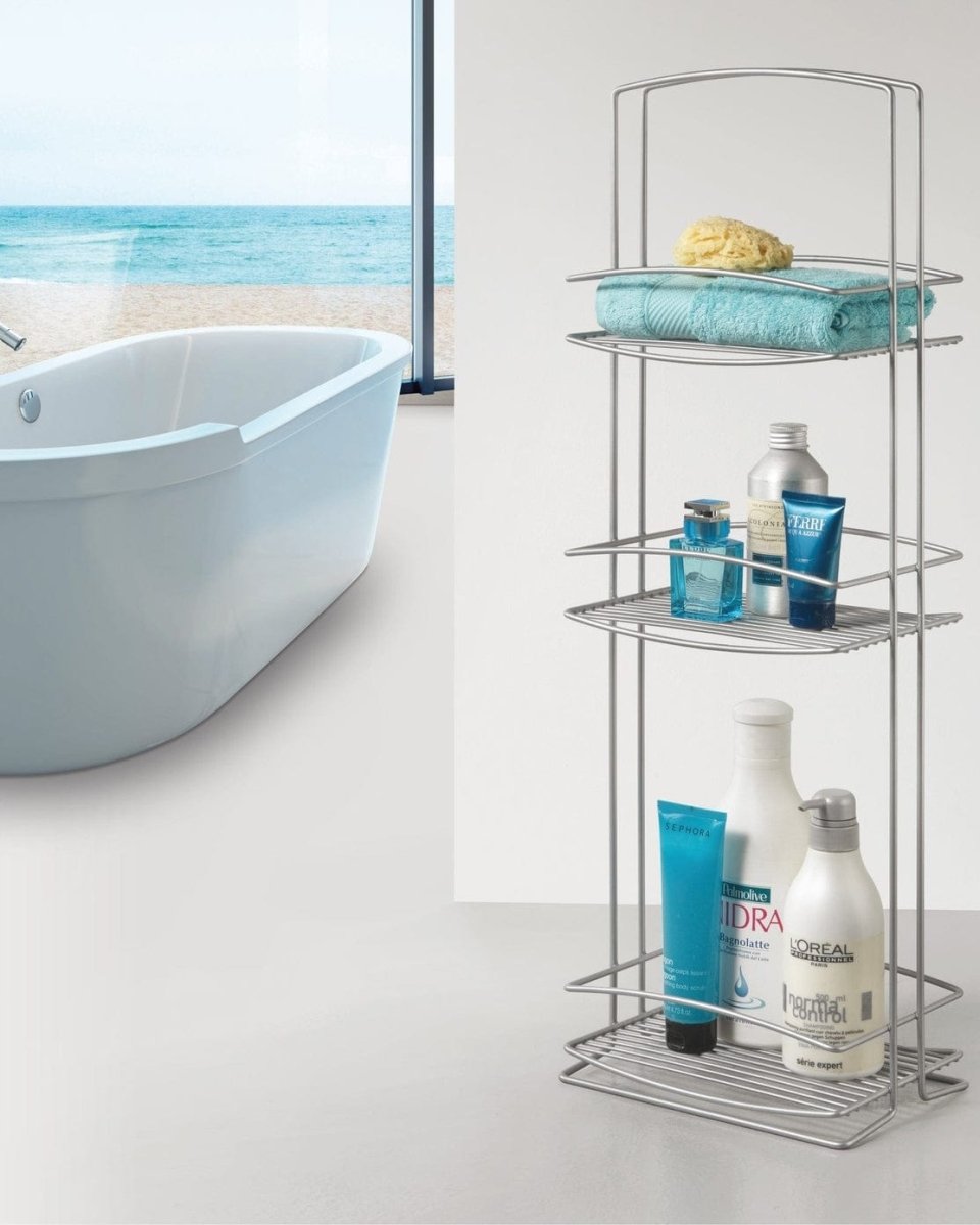 Metaltex Onda 3 Tier Bathroom Holder - Baitishk