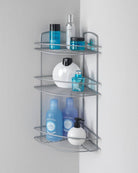 Metaltex Onda 3 Tier Corner Shelf - Baitishk