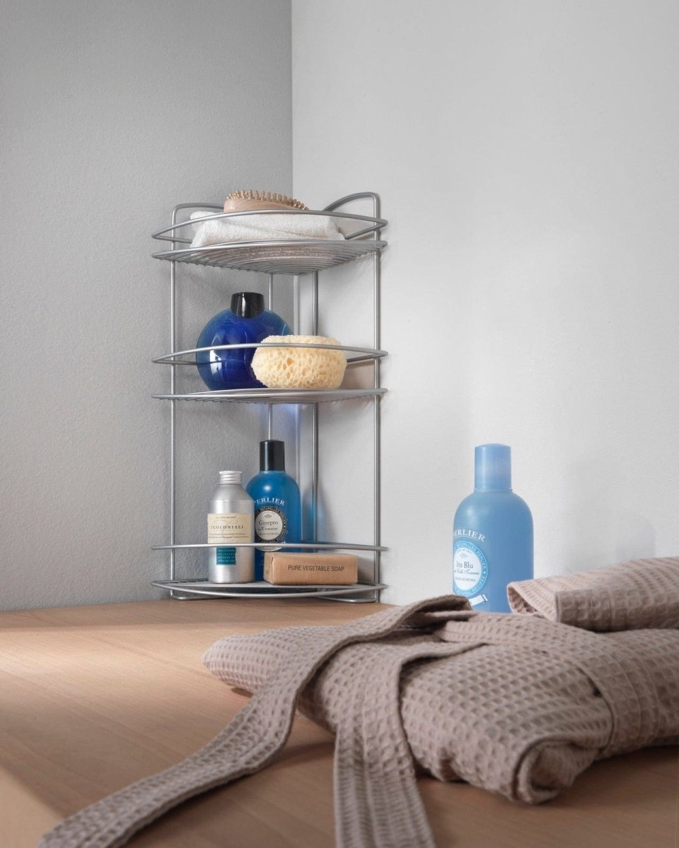 Metaltex Onda 3 Tier Corner Shelf - Baitishk