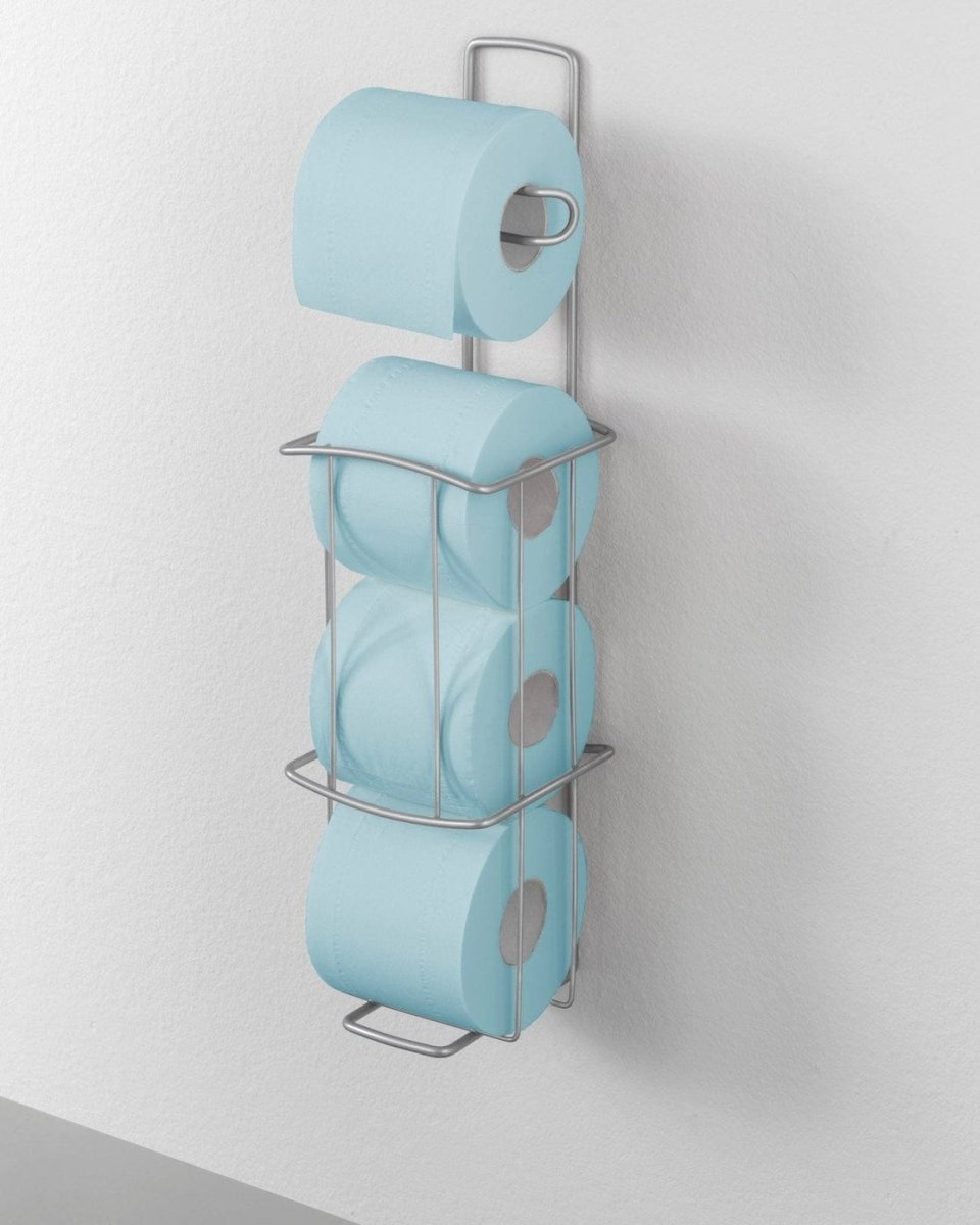 Metaltex Onda Toilet Paper Holder with Dispenser - Baitishk