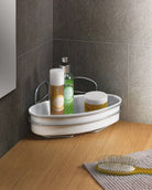 Metaltex Orbit 1 Tier Corner Shelf - Baitishk