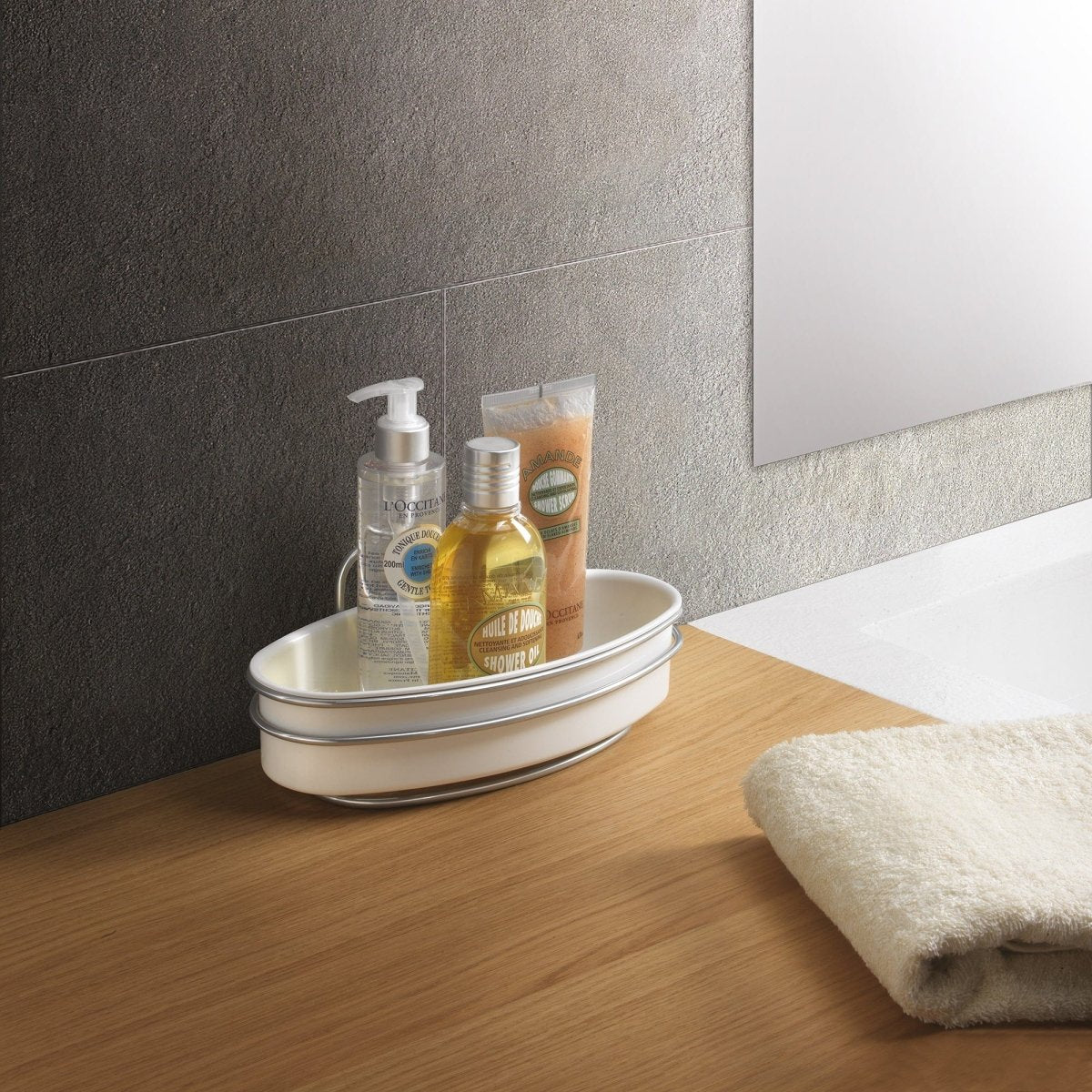 Metaltex Orbit 1 Tier Oval Shelf - Baitishk