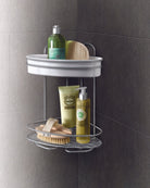 Metaltex Orbit 2 Tier Corner Shelf - Baitishk