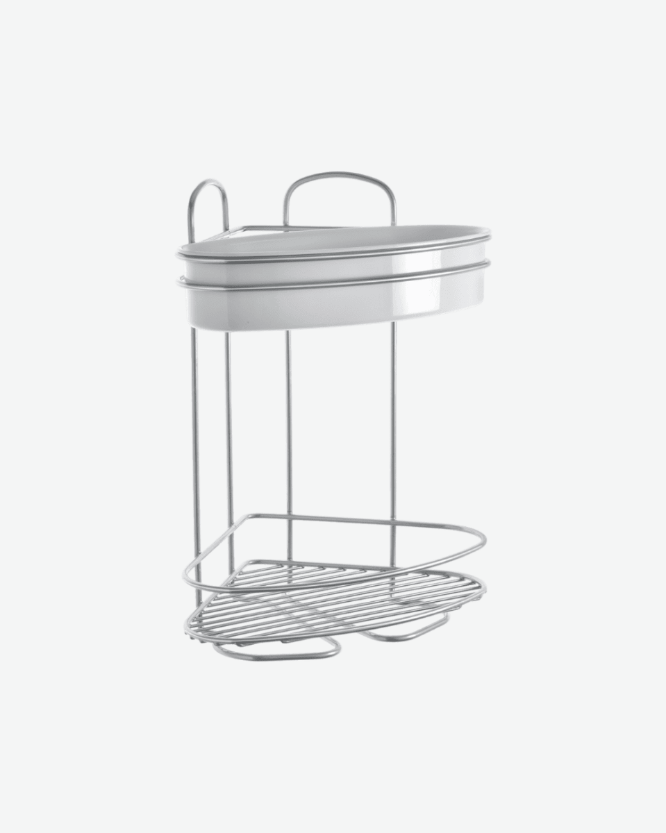 Metaltex Orbit 2 Tier Corner Shelf - Baitishk
