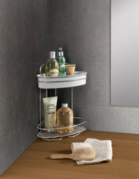 Metaltex Orbit 2 Tier Corner Shelf