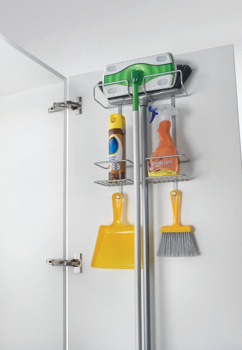 Metaltex Over The Door Broom Hanger - Baitishk