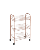 Metaltex Rolling Cart Copper Rolling Cart MT389