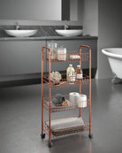 Metaltex Rolling Cart Copper - Baitishk