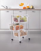 Metaltex Rolling Cart San Diego - Baitishk
