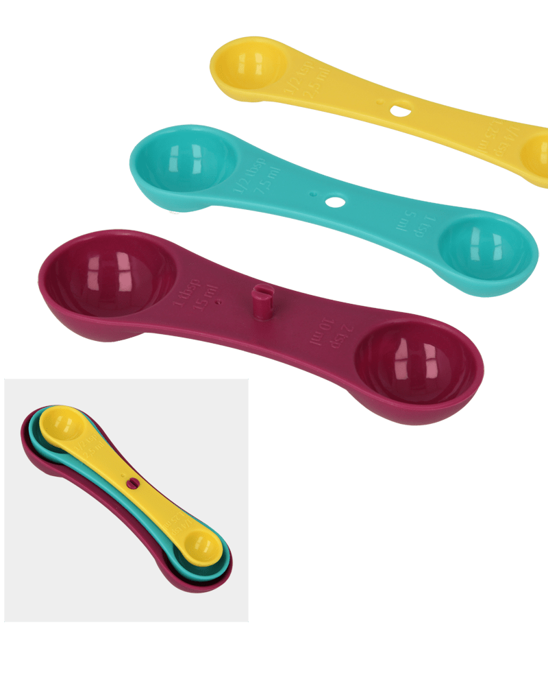 Metaltex Set of 3 Double Measuring Spoon - Baitishk