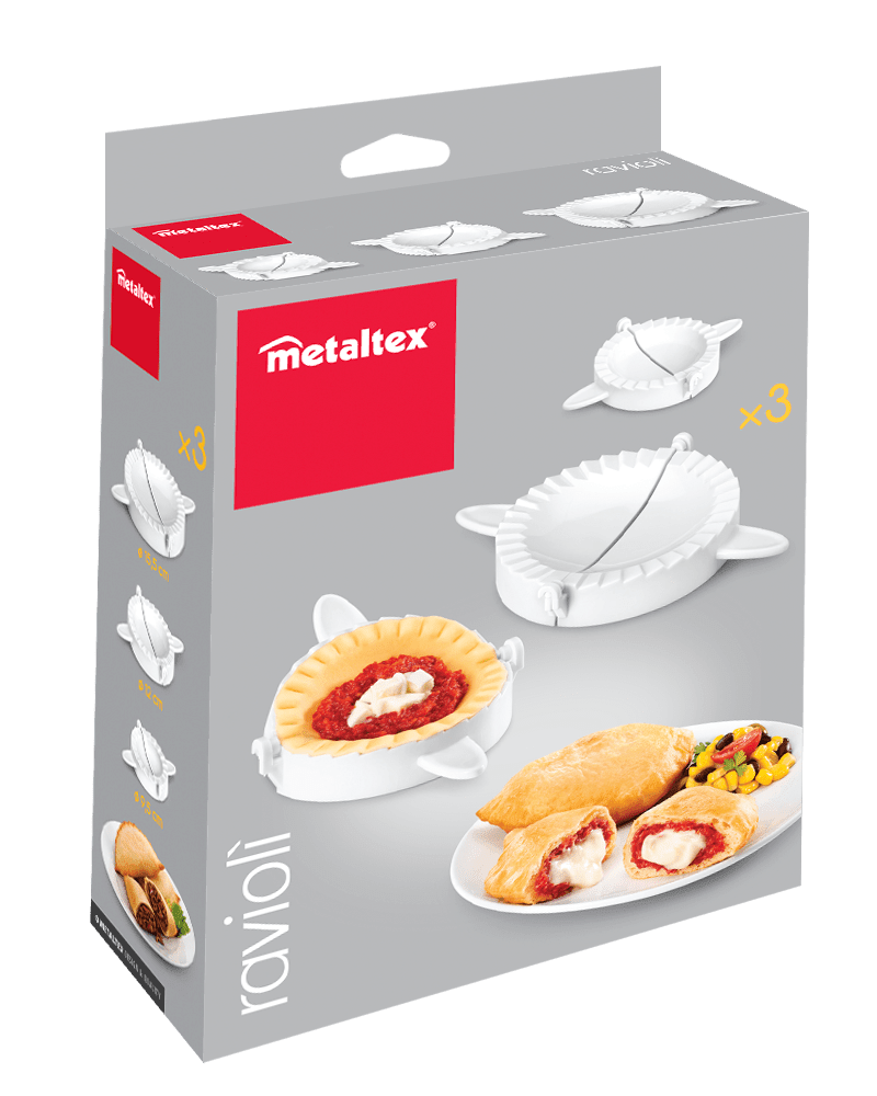 Metaltex Set of 3 Dought and Ravioli Presses - Baitishk