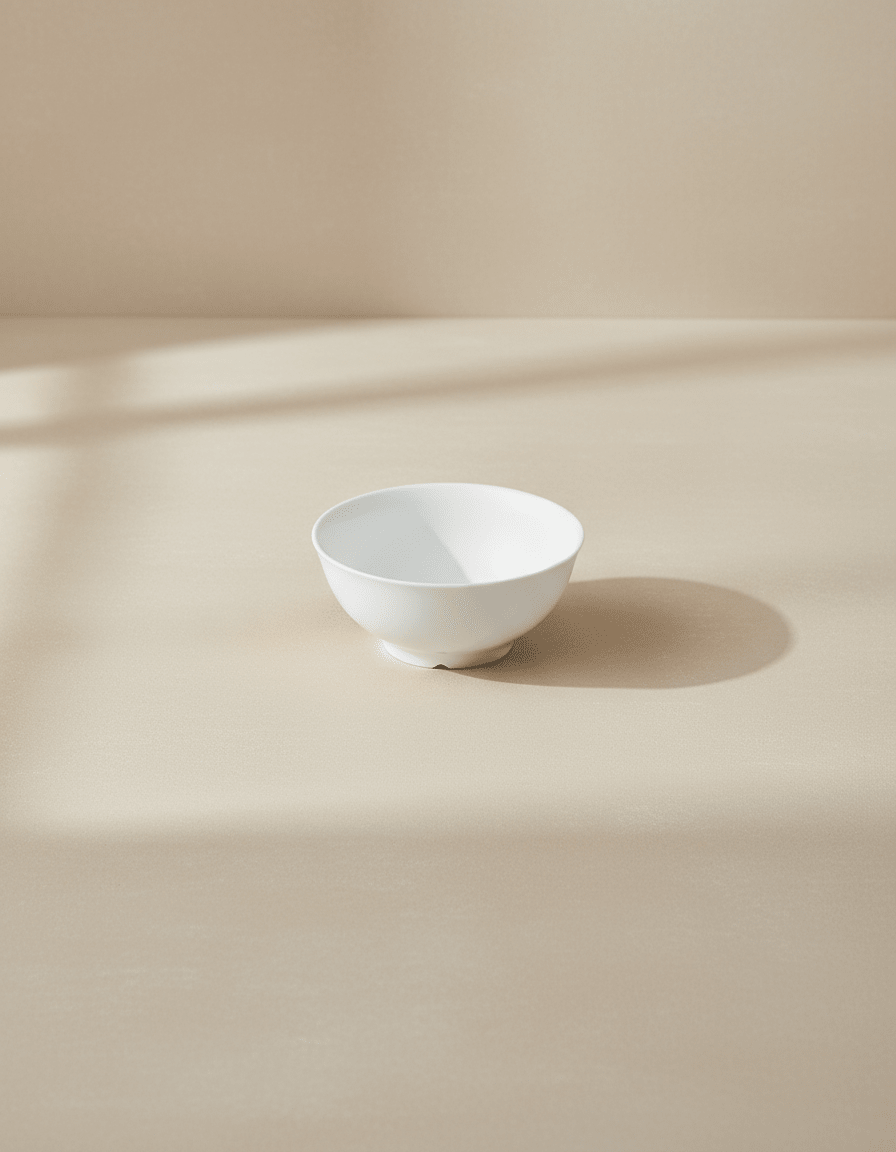 Moments Cream Round Soup Bowl - Baitishk