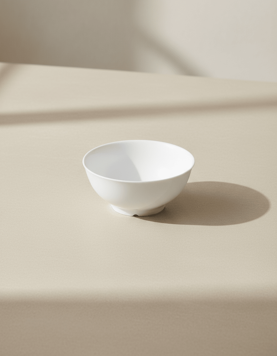 Moments Cream Round Soup Bowl - Baitishk