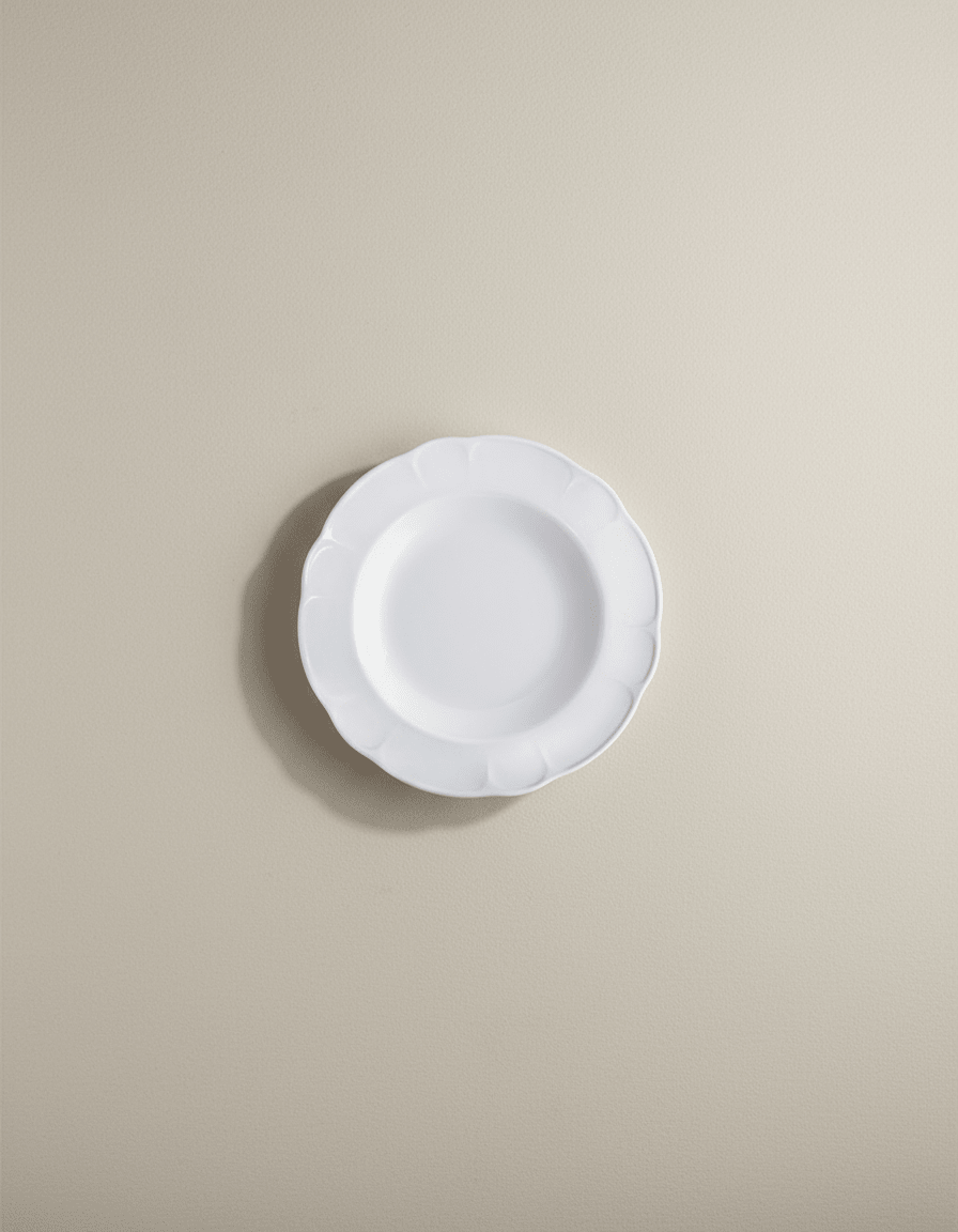 Moments Lotus Round Soup Plate - Baitishk