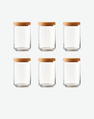 Ocean Jar with Wood Lid , 750ml - Baitishk