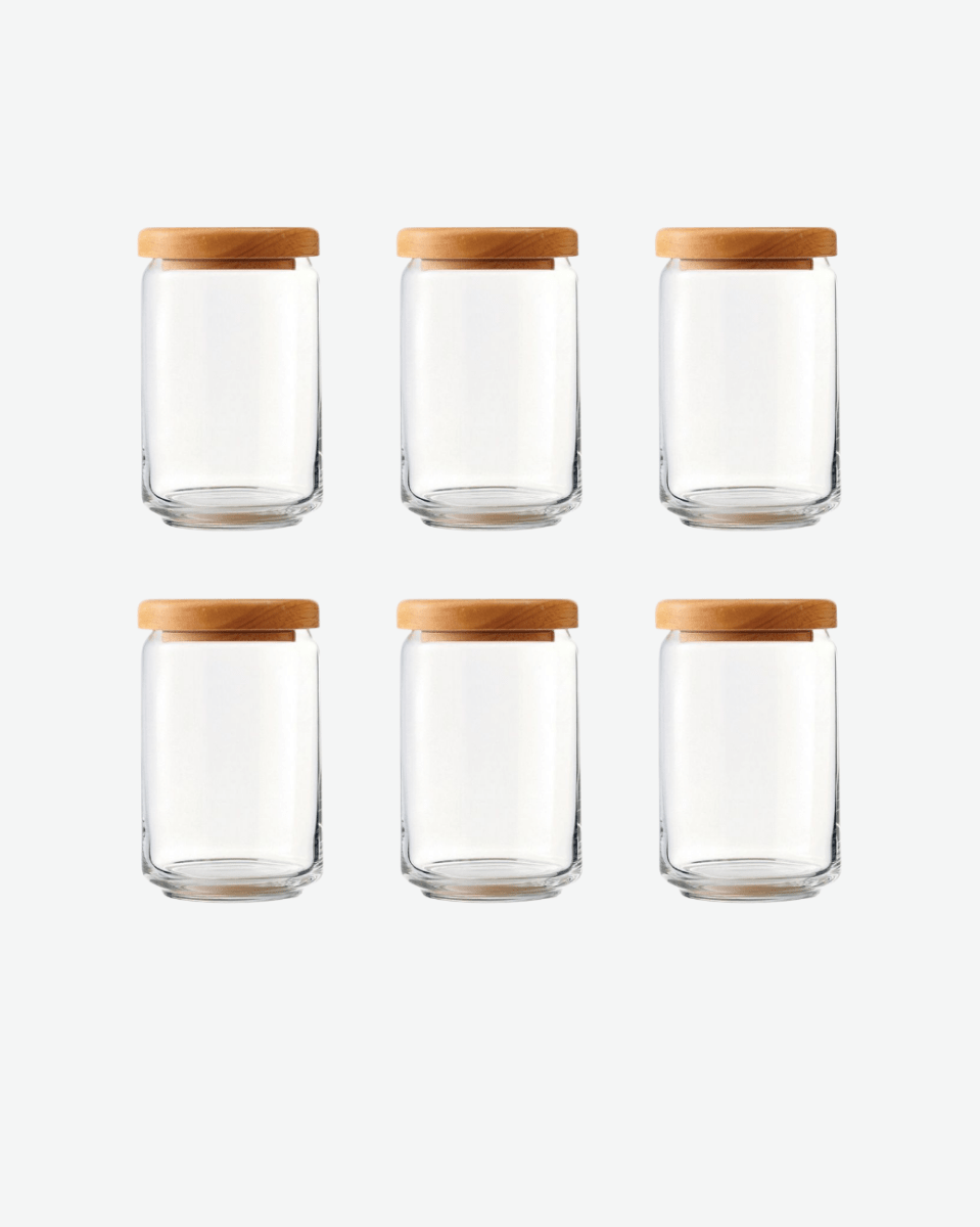 Ocean Jar with Wood Lid , 750ml - Baitishk