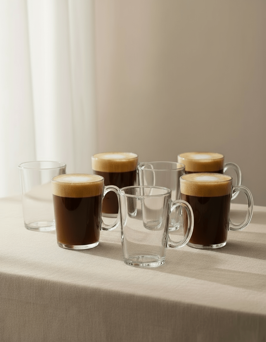 Ocean Nouveau Coffee Glass Set - Baitishk