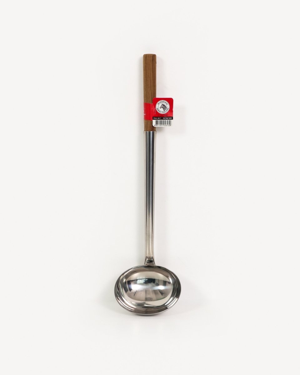 Zebra Chinese Ladle with Teak Wood Handle - Baitishk