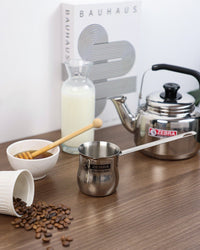 Zebra Gahwa Pot with Steel Handle