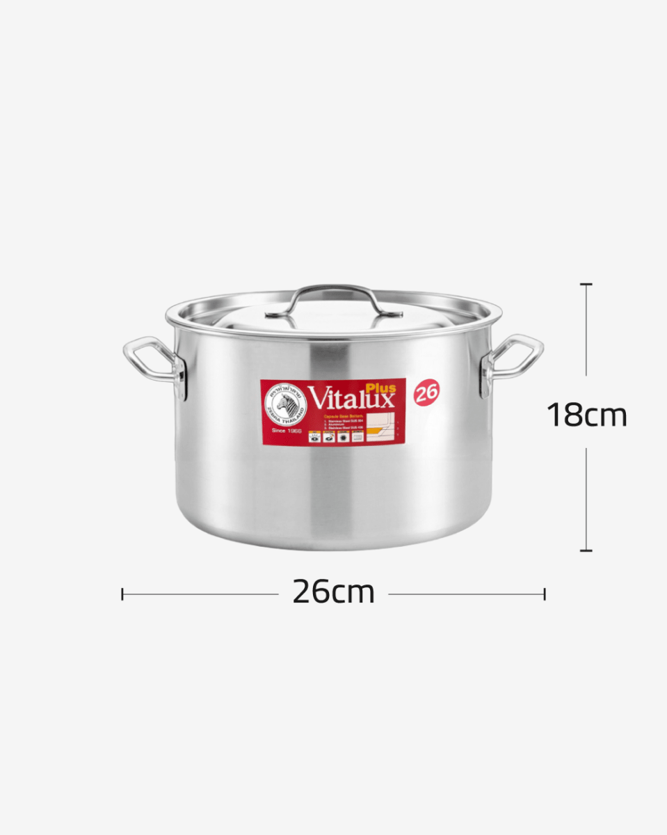 Zebra Vitalux Stock Pot 26X18 cm - Baitishk