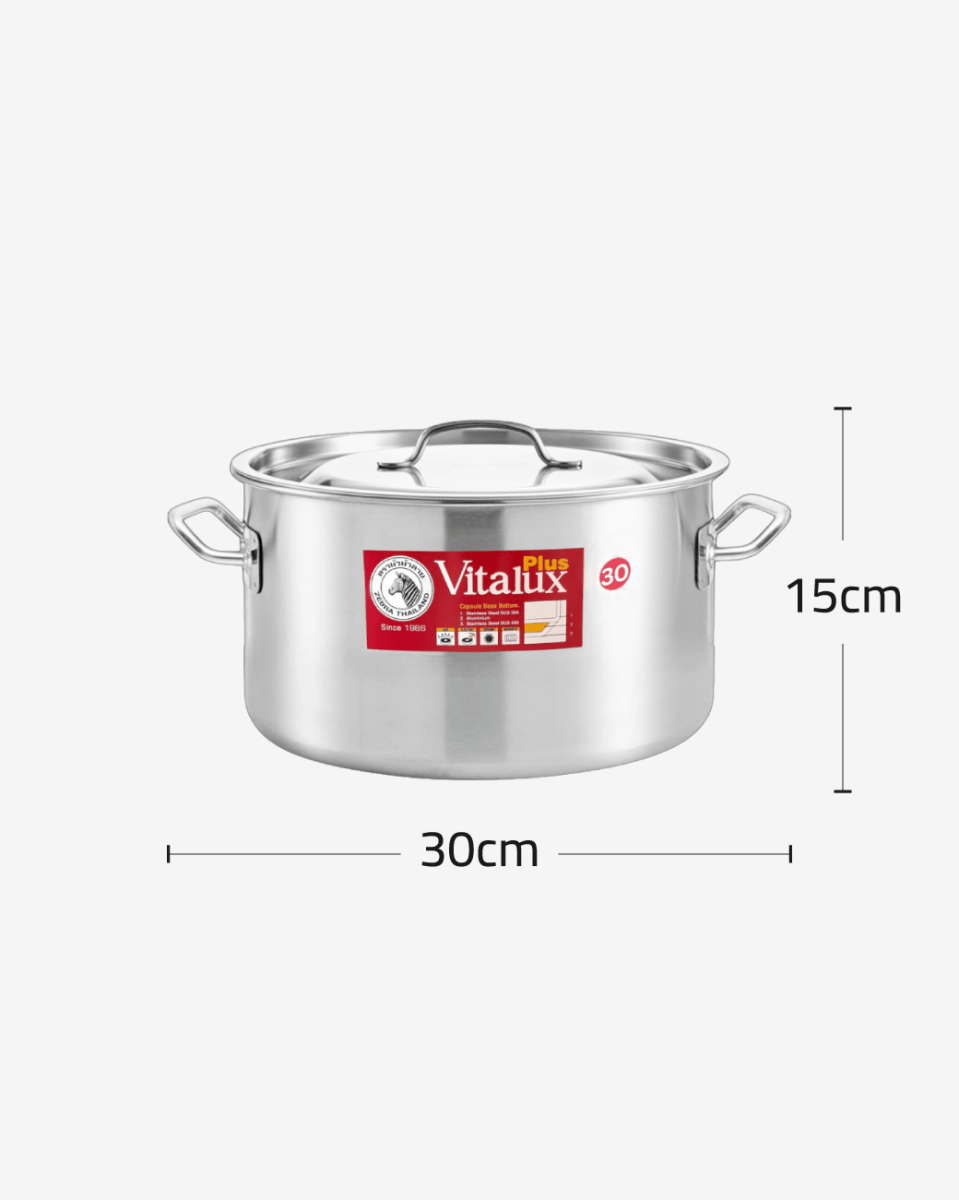 Zebra Vitalux Stock Pot 30X15 cm - Baitishk