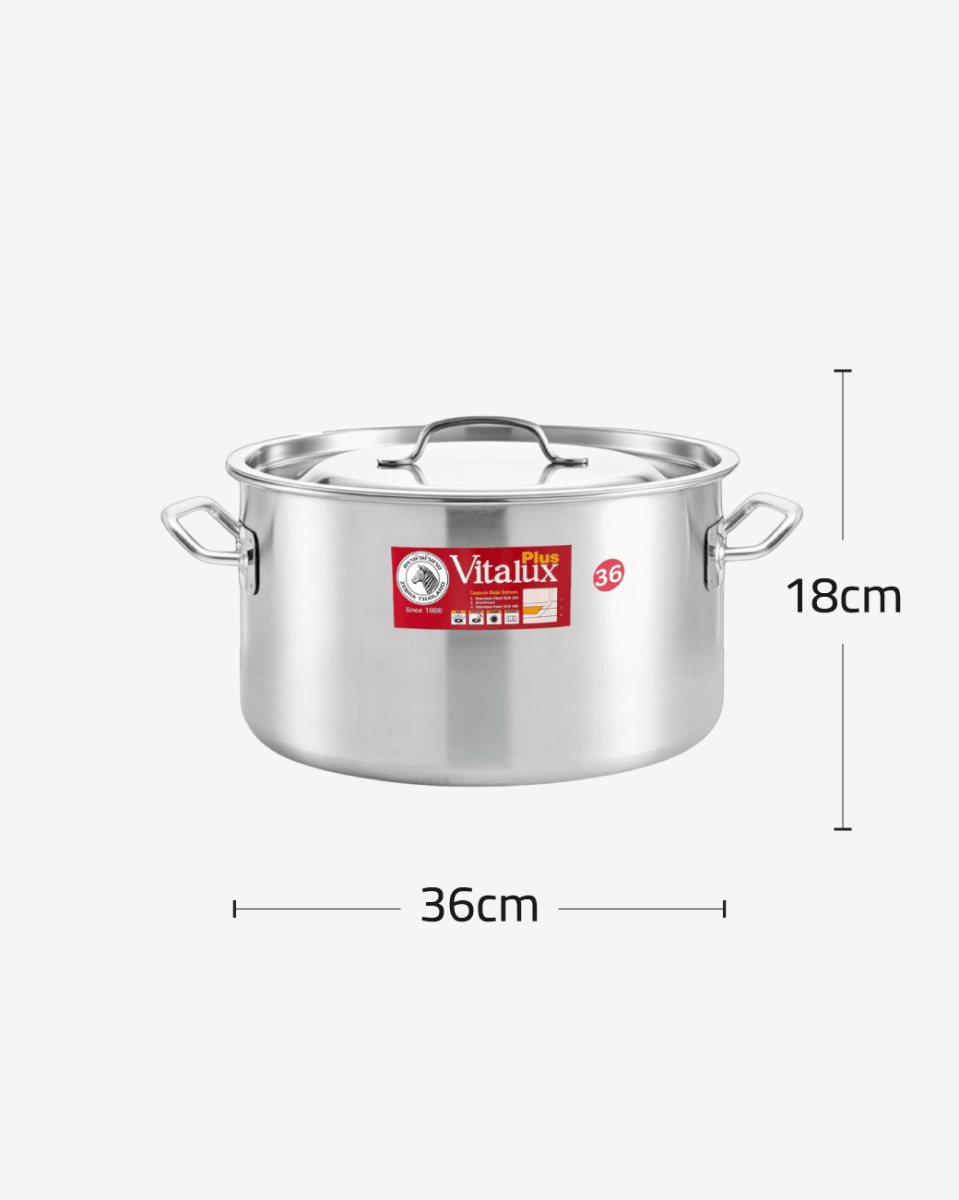 Zebra Vitalux Stock Pot 36X18 cm - Baitishk