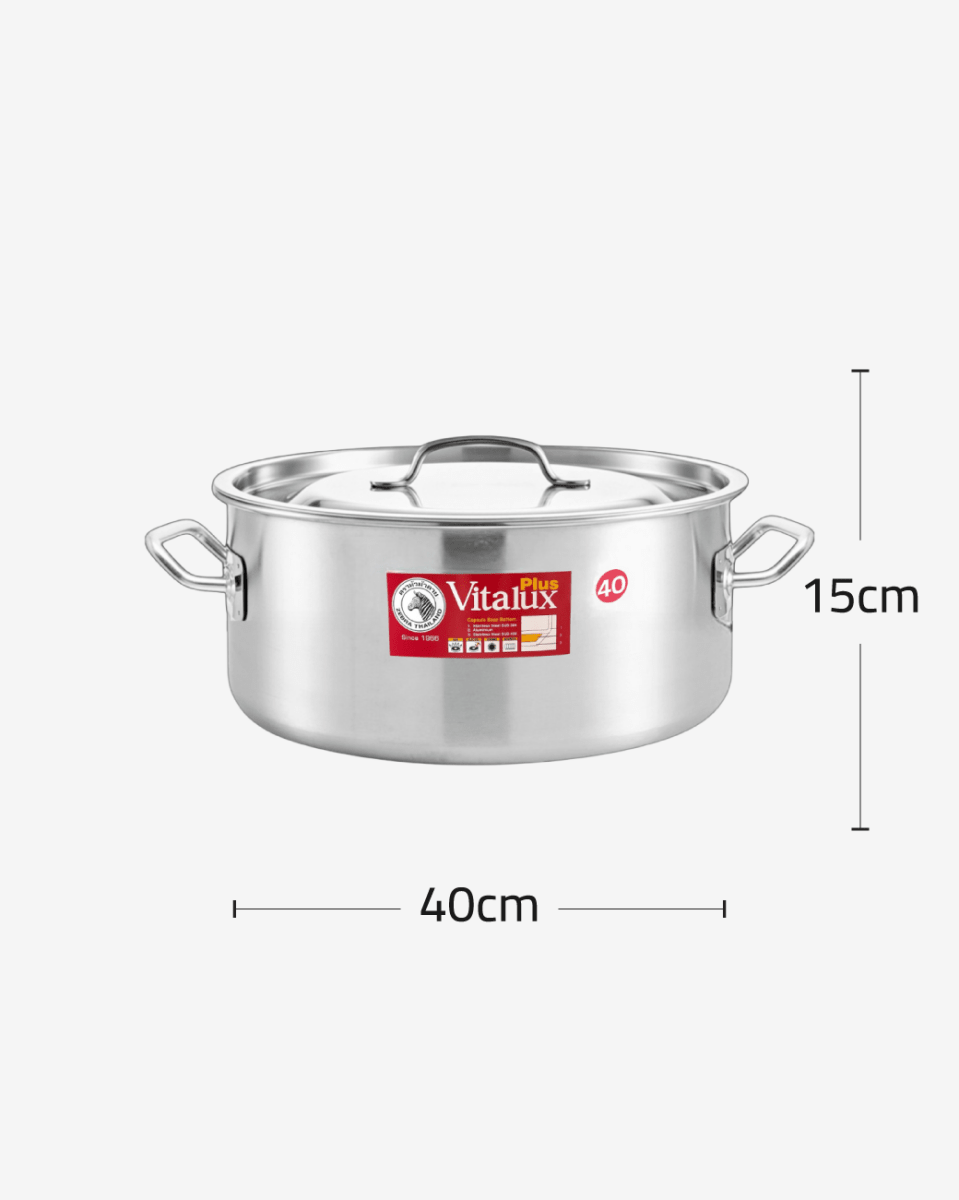 Zebra Vitalux Stock Pot 40X15 cm - Baitishk