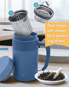 Zojirushi 480 ML Mug Cup with Tea Infuser SE-KAE