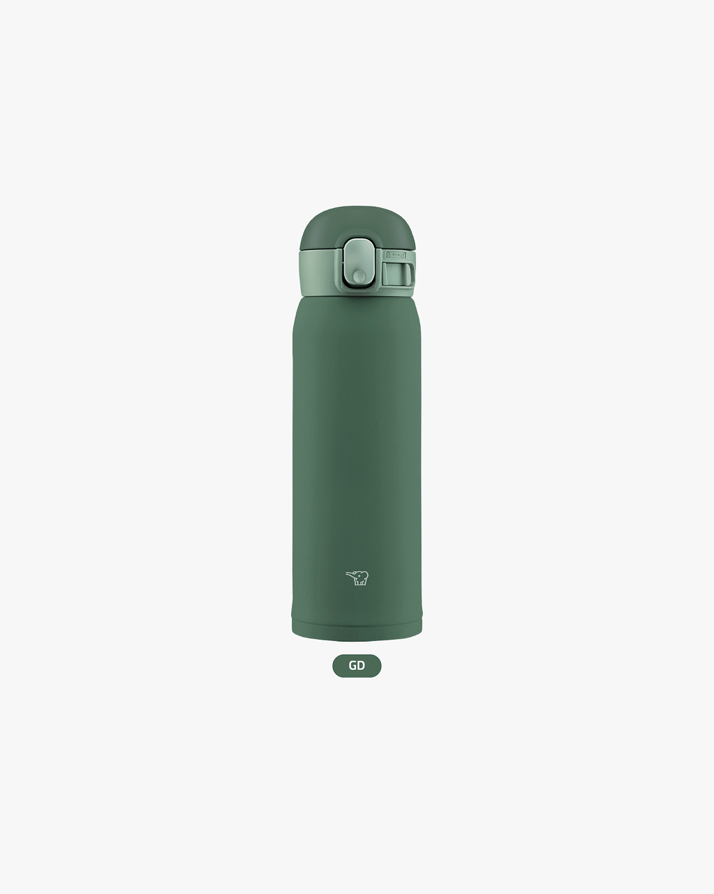 Zojirushi 600ml One-Touch Stainless Steel Mug, Seamless SM-WA60 , Khaki Vacuum Insulated Bottle JM205C